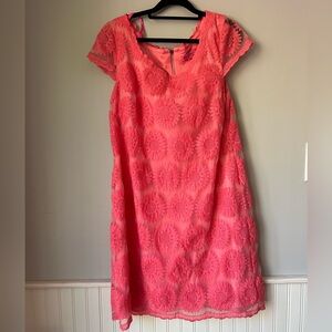 Betsey Johnson Pink Lace Mini Dress